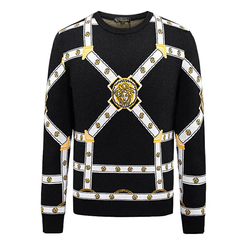 versace pull  manches longues pour homme s_ba7351